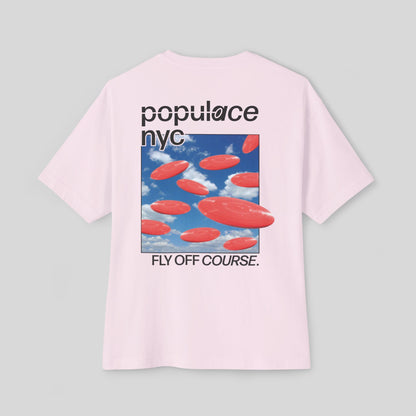 FLY OFF COURSE OPEN TEE / BLOSSOM