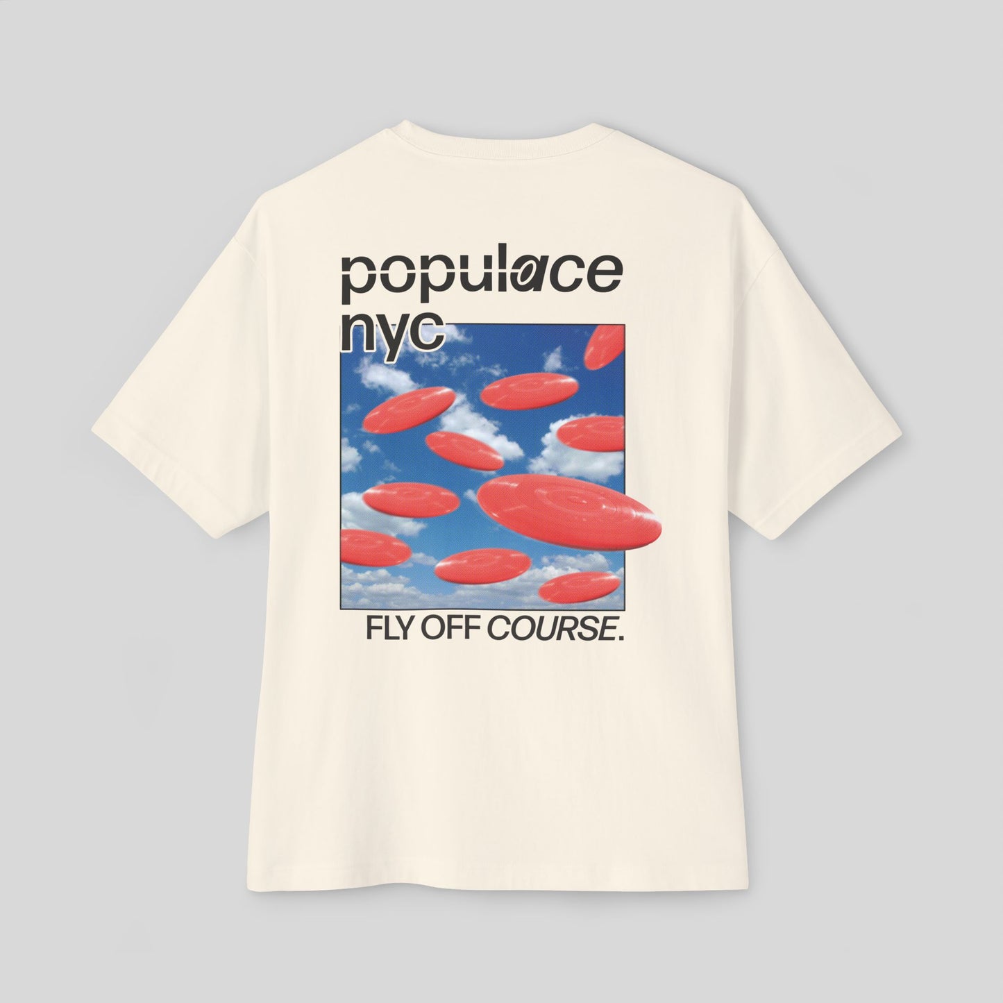 FLY OFF COURSE TEE / DOUGH