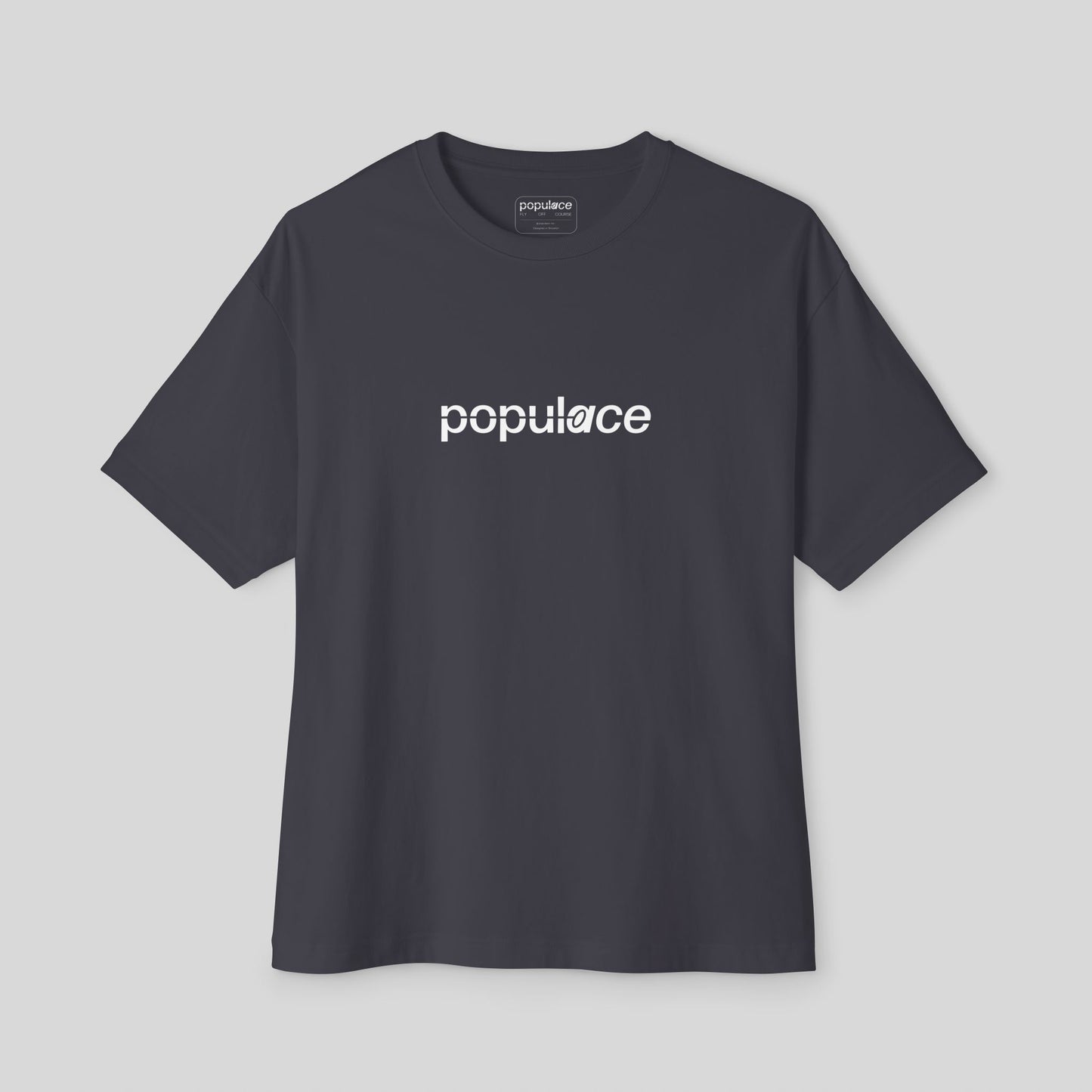 POPULACE SIGNATURE TEE / SHADOW