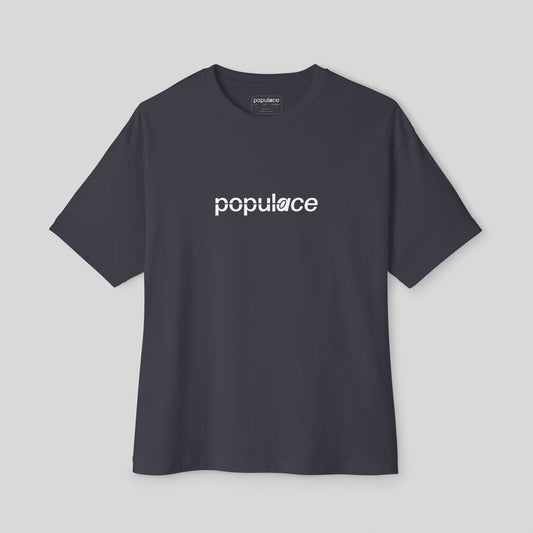 POPULACE SIGNATURE TEE / SHADOW