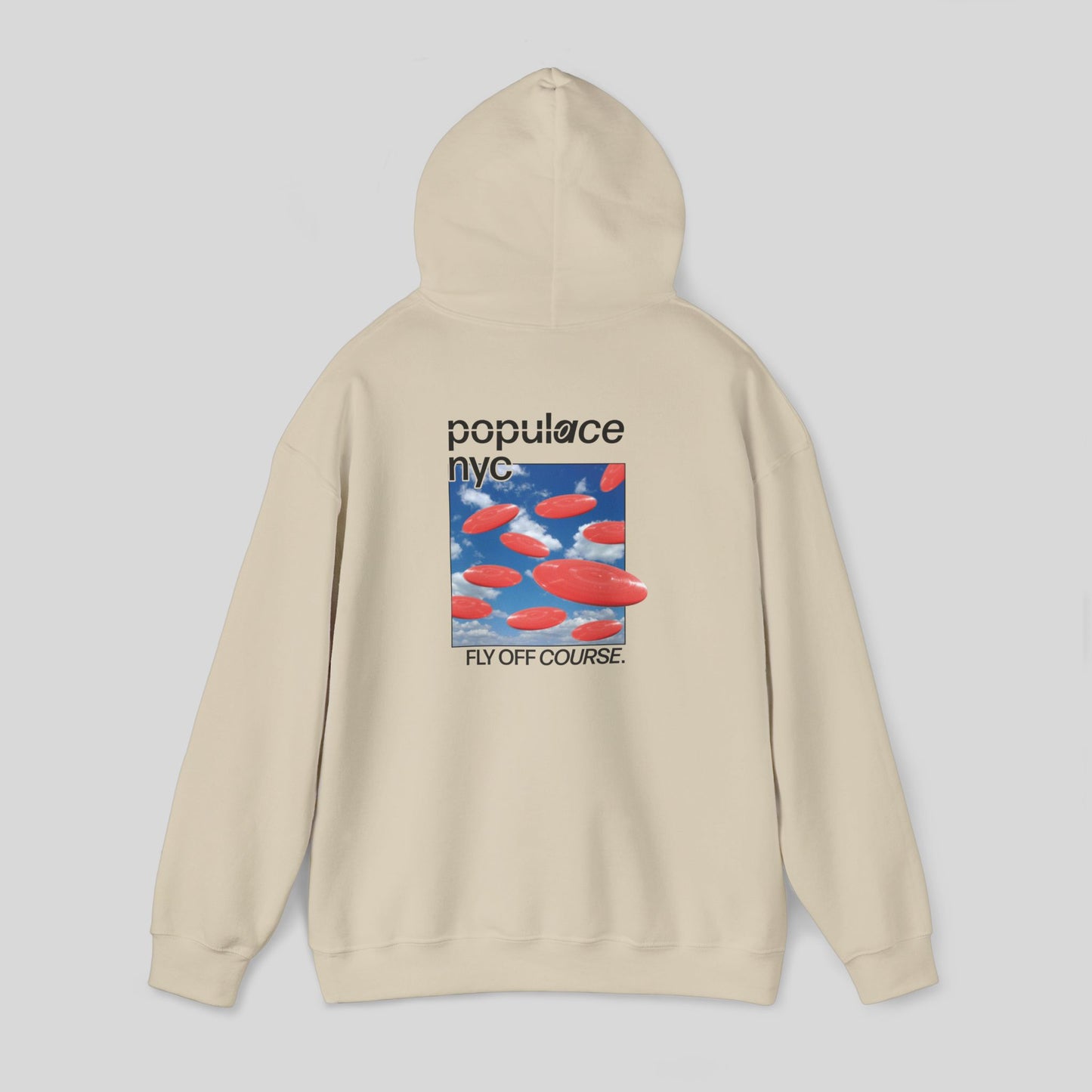 FLY OFF COURSE HOODIE / BOARDWALK