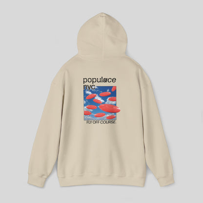 FLY OFF COURSE HOODIE / BOARDWALK